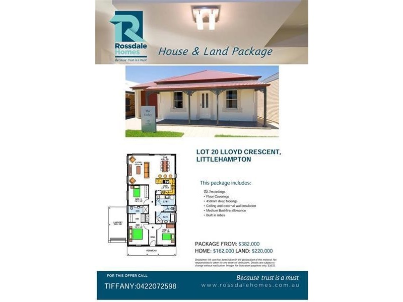 Lot 20 Lloyd Crescent, Littlehampton SA 5250