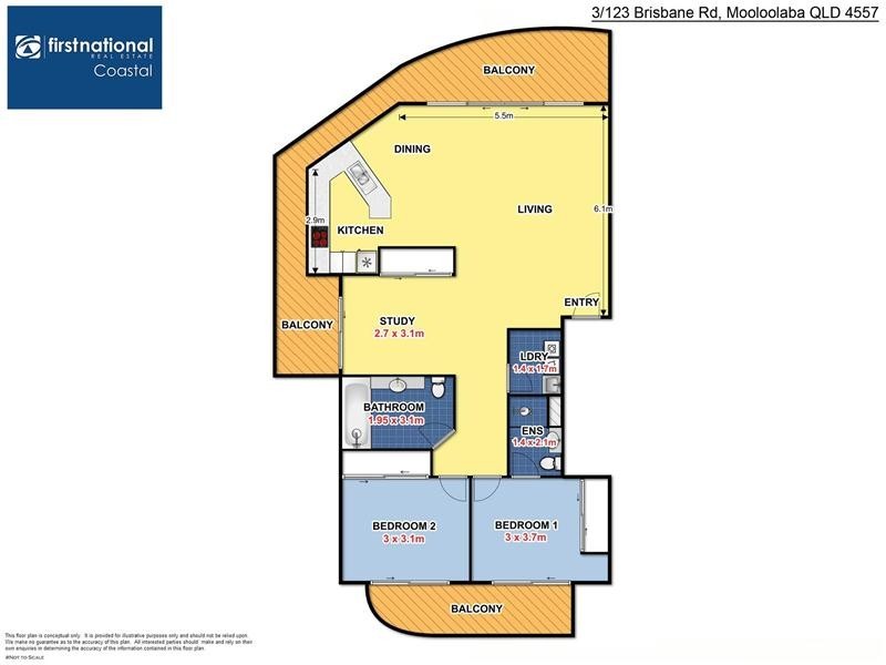 3/123 Brisbane Road, Mooloolaba QLD 4557