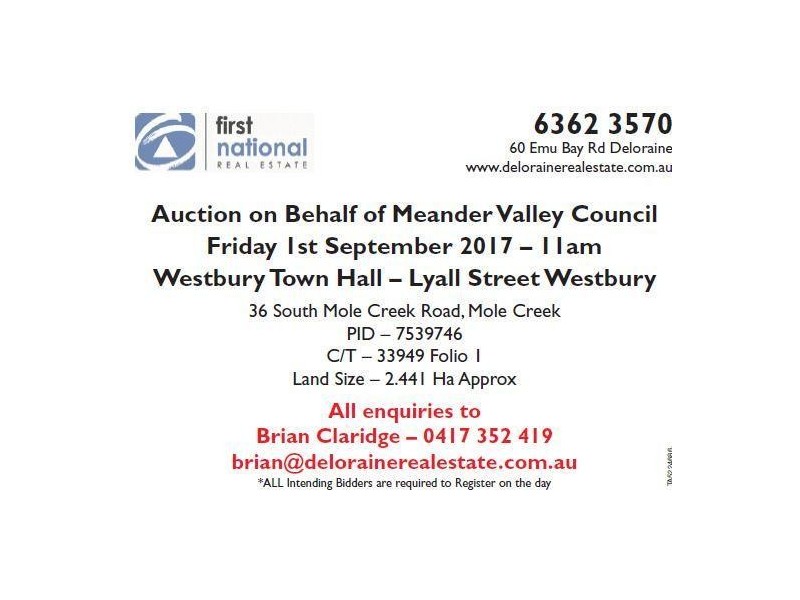 36 South Mole Creek Road, Mole Creek TAS 7304