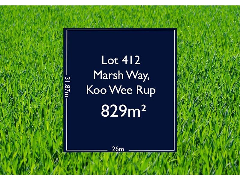 Lot 412 Marsh Way, Koo Wee Rup VIC 3981