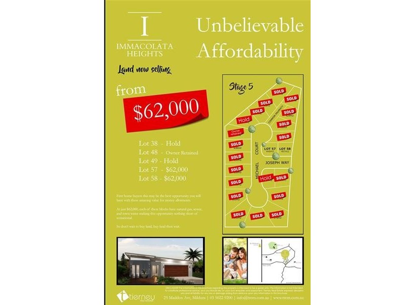 Lot 58/ Immacolata Heights, Red Cliffs VIC 3496