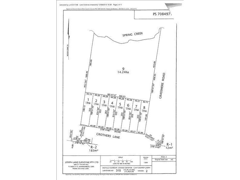 Lot/8 Crothers Lane, Grassmere VIC 3281