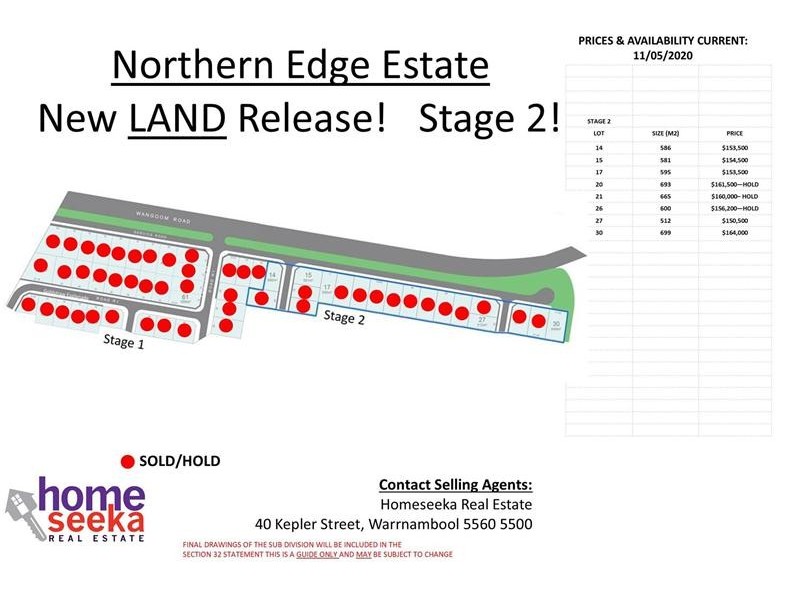 Northern Edge Estate, Warrnambool VIC 3280