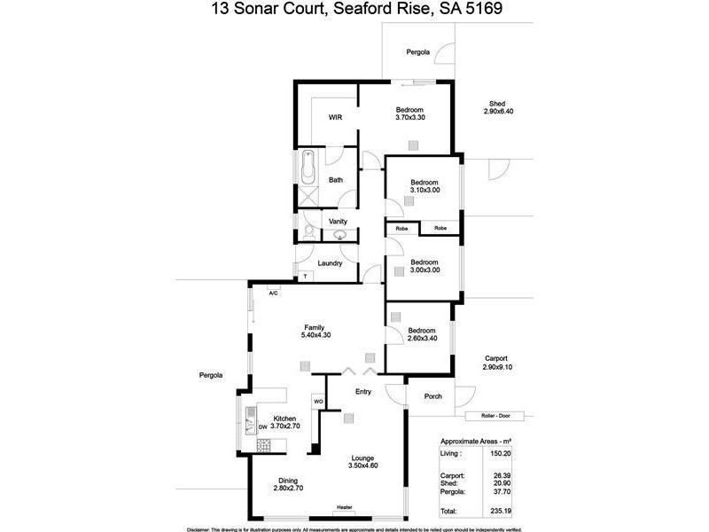 13 Sonar Court, Seaford Rise SA 5169