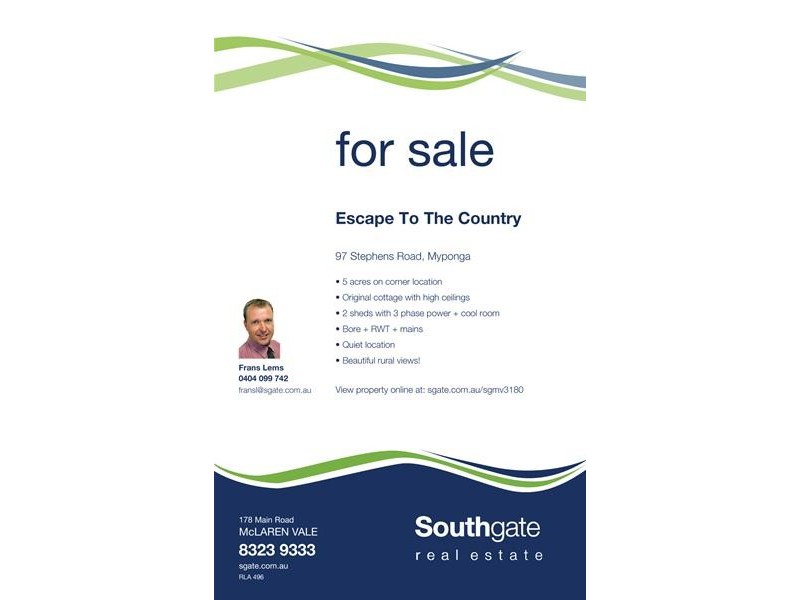 Lot 94 Stephens Road, Myponga SA 5202