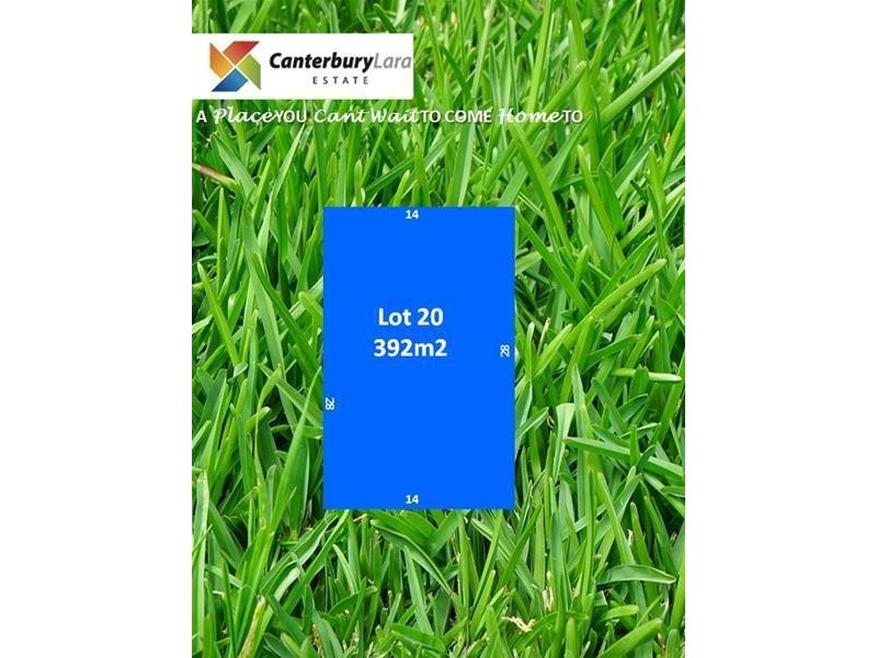 Lot 20, 50 Canterbury Road West (Canterbury Lara Estate), Lara VIC 3212