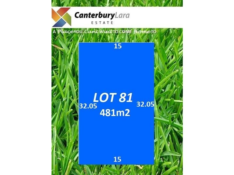 Lot 81 Canterbury Lara Estate, Lara VIC 3212