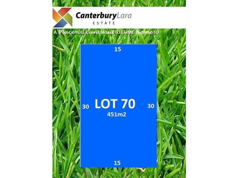 Lot 70  Canterbury Lara Estate, Lara VIC 3212
