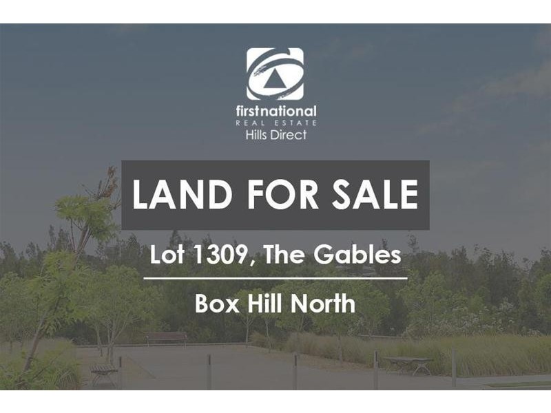 Lot 1309 The Gables, Box Hill NSW 2765