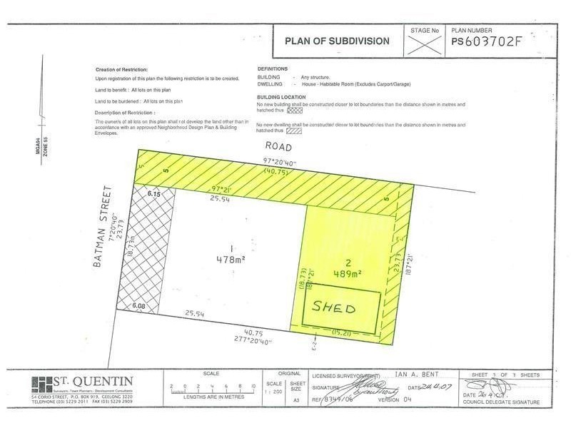Lot 2, 47 Batman Street, Portarlington VIC 3223