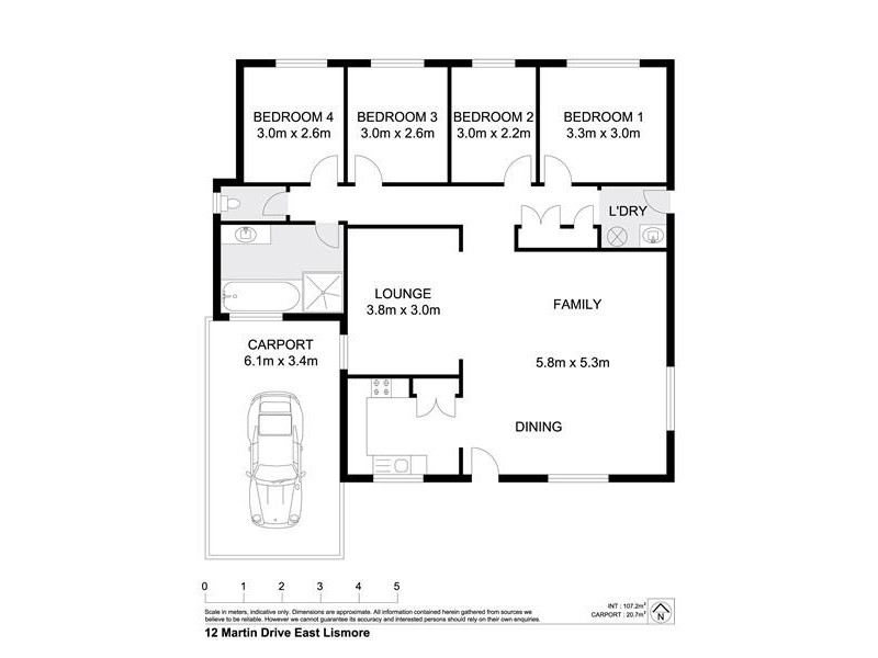 12 Martin Drive, East Lismore NSW 2480
