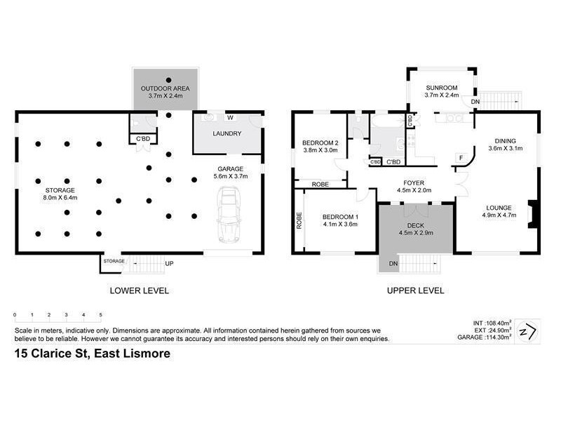 15 Clarice Street (off Ballina Road), East Lismore NSW 2480