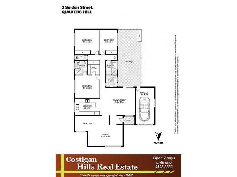 3 Seldon Street, Quakers Hill NSW 2763