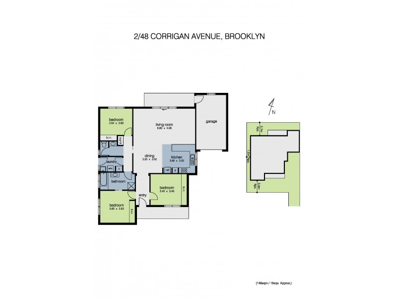 2/48 Corrigan Avenue, Brooklyn VIC 3012 Floorplan
