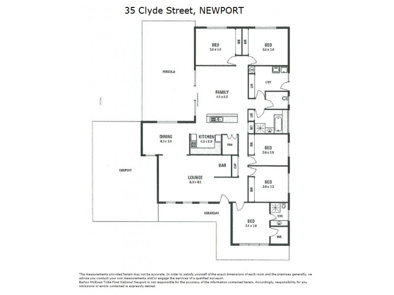 35 Clyde Street, Newport VIC 3015 Floorplan