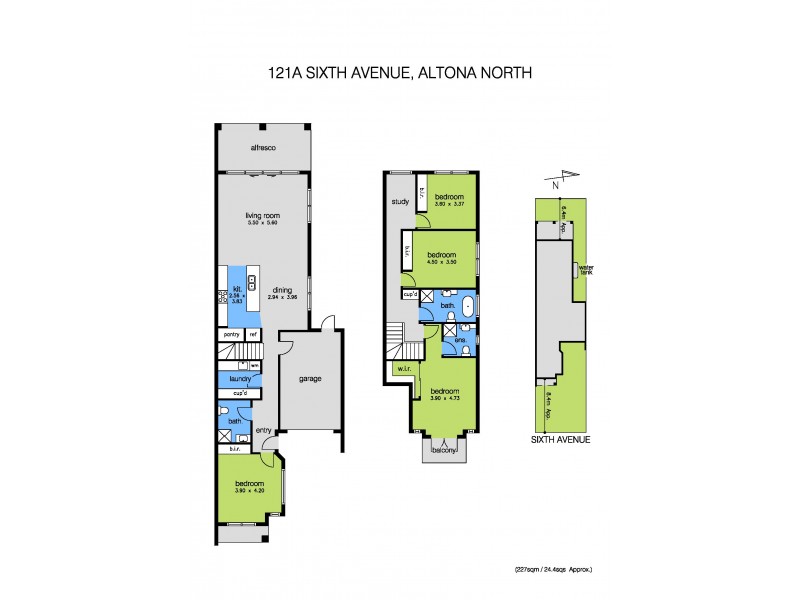 2/121A Sixth Avenue, Altona North VIC 3025 Floorplan
