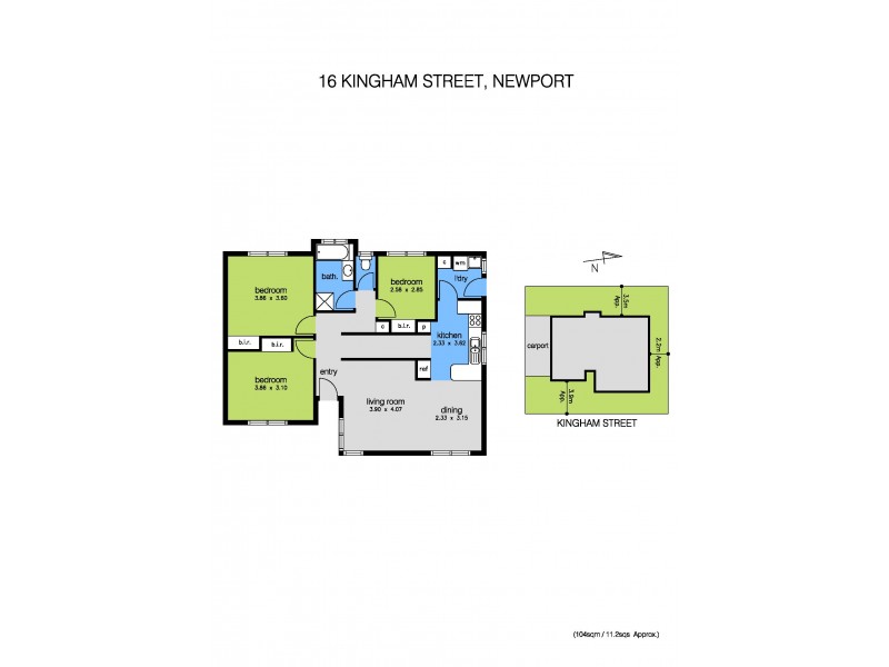 16 Kingham Street, Newport VIC 3015 Floorplan