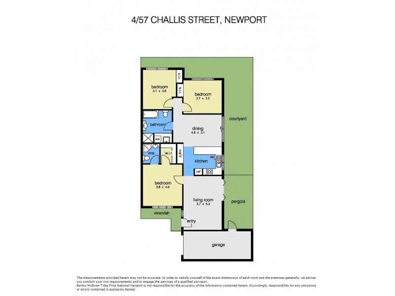 4/57 Challis Street, Newport VIC 3015 Floorplan