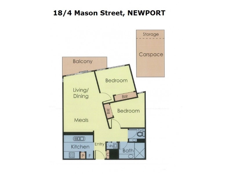 18/4 Mason Street, Newport VIC 3015 Floorplan