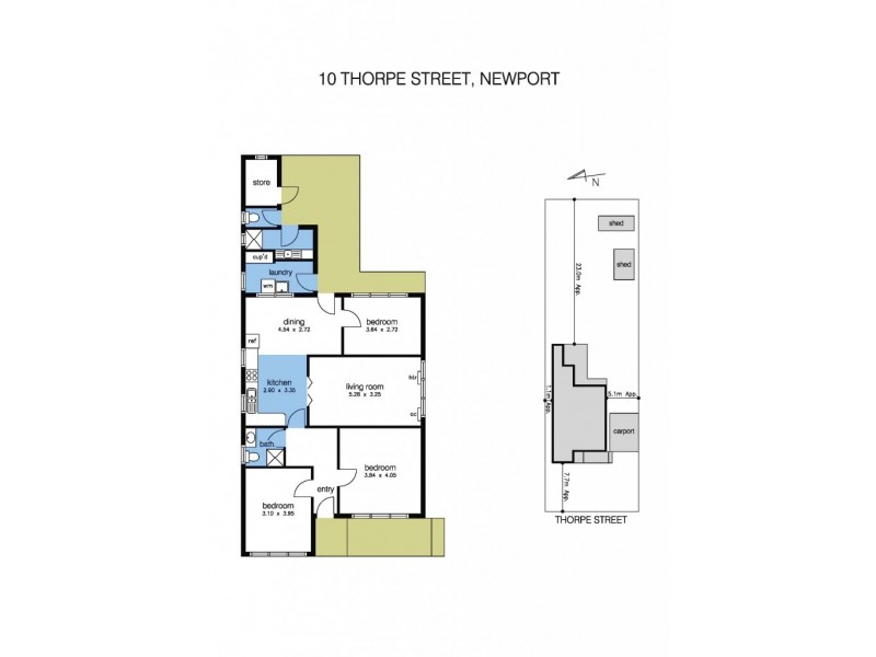 10 Thorpe Street, Newport VIC 3015 Floorplan