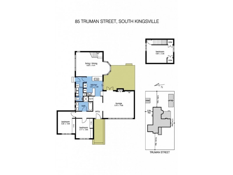 85 Truman Street, South Kingsville VIC 3015 Floorplan