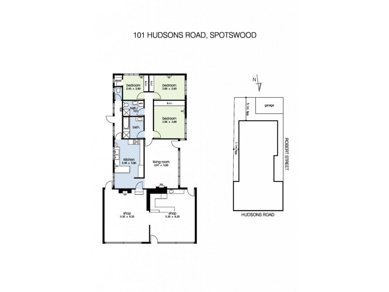 101 Hudsons Road, Spotswood VIC 3015 Floorplan