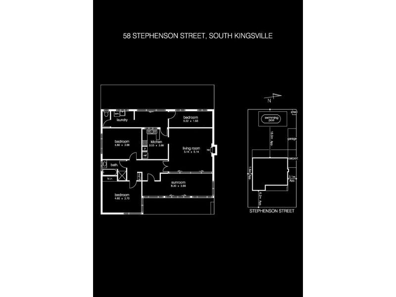 58 Stephenson Street, South Kingsville VIC 3015 Floorplan