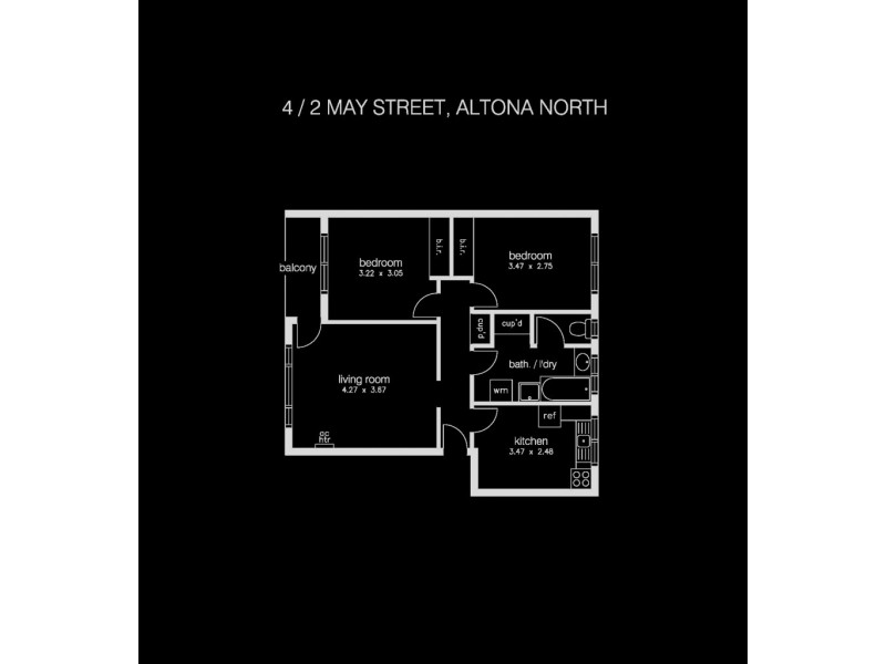 4/2 May Street, Altona North VIC 3025 Floorplan
