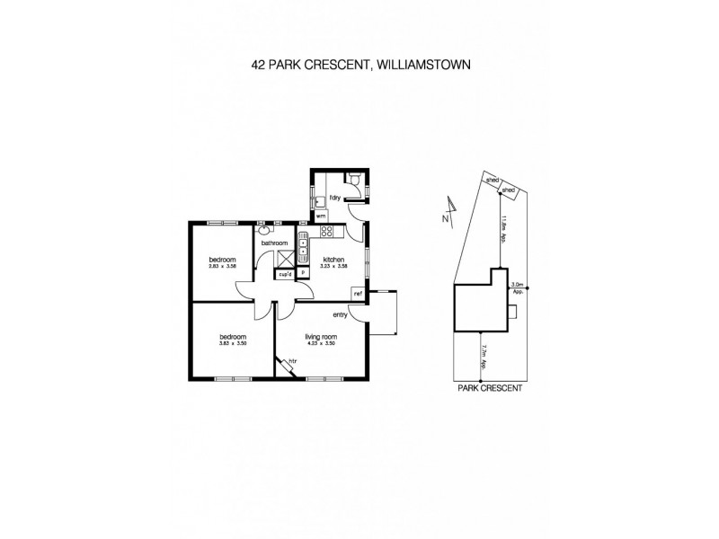 42 Park Crescent, Williamstown VIC 3016 Floorplan