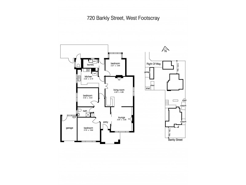 720 Barkly St, West Footscray VIC 3012 Floorplan