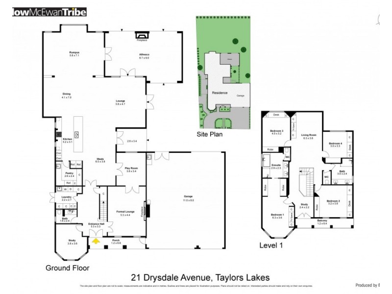 21 Drysdale Avenue, Taylors Lakes VIC 3038 Floorplan