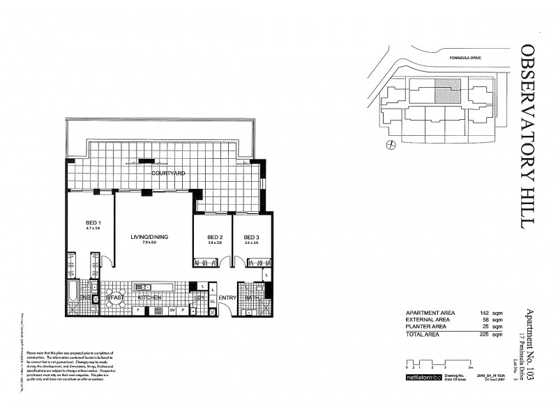 103/15-17 Peninsula Dr, Breakfast Point NSW 2137 Floorplan