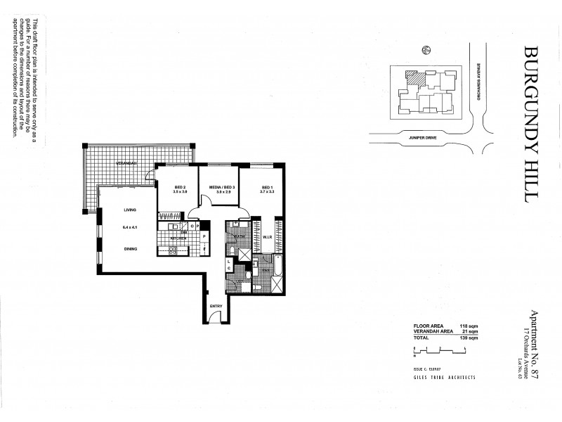 87/17 Orchards Avenue, Breakfast Point NSW 2137 Floorplan