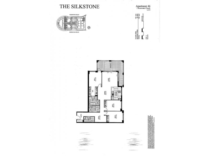 46/1 Rosewater Circuit, Breakfast Point NSW 2137 Floorplan