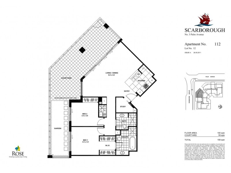 112/3 Palm Ave, Breakfast Point NSW 2137 Floorplan