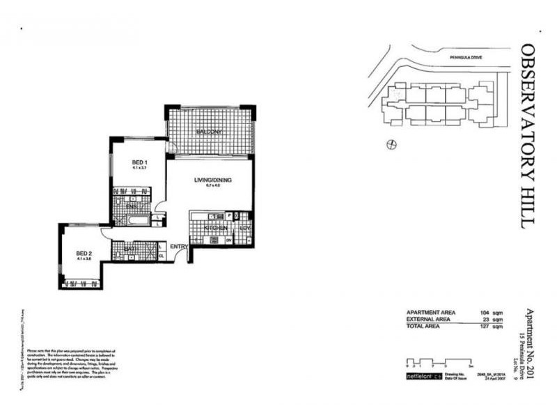 201/15 Peninsula Dr, Breakfast Point NSW 2137