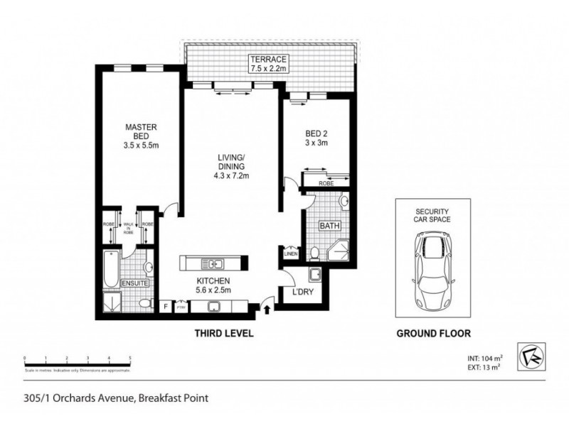 305/1 Orchards Ave, Breakfast Point NSW 2137 Floorplan