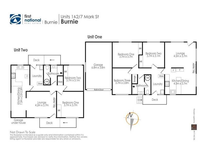 1 & 2/7 Mark Street, Burnie TAS 7320