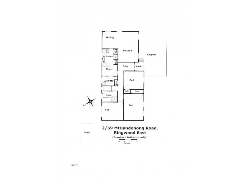 2/69 Mt Dandenong Road, Ringwood East VIC 3135 Floorplan