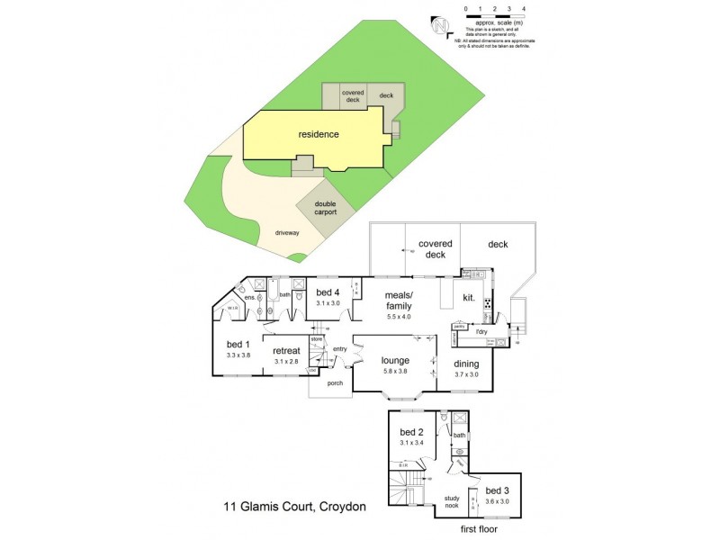 11 Glamis Court, Croydon VIC 3136 Floorplan