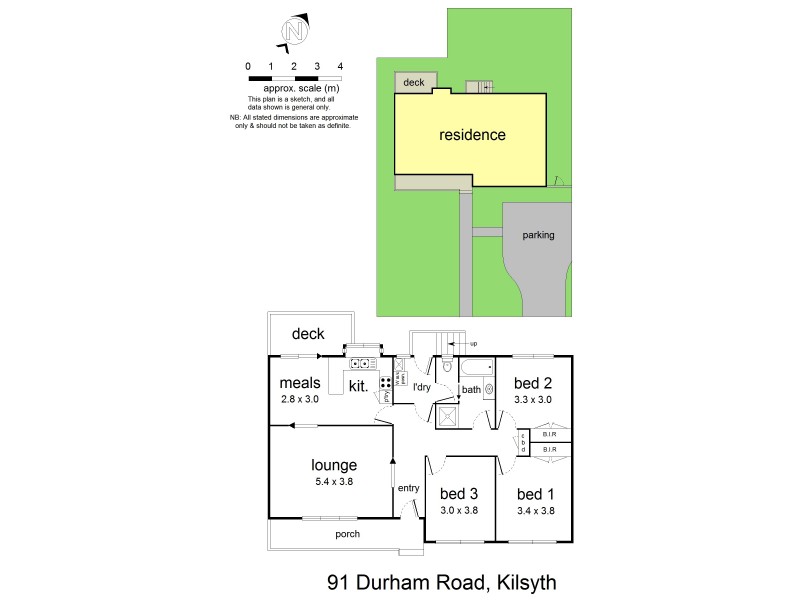 91 Durham Road, Kilsyth VIC 3137 Floorplan