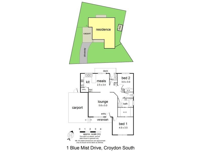 1 Bluemist Drive, Croydon South VIC 3136 Floorplan