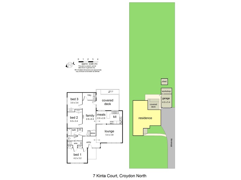 7 Kinta Court, Croydon North VIC 3136 Floorplan