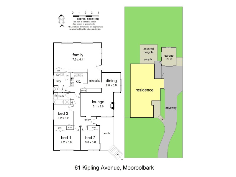 61 Kipling Avenue, Mooroolbark VIC 3138 Floorplan
