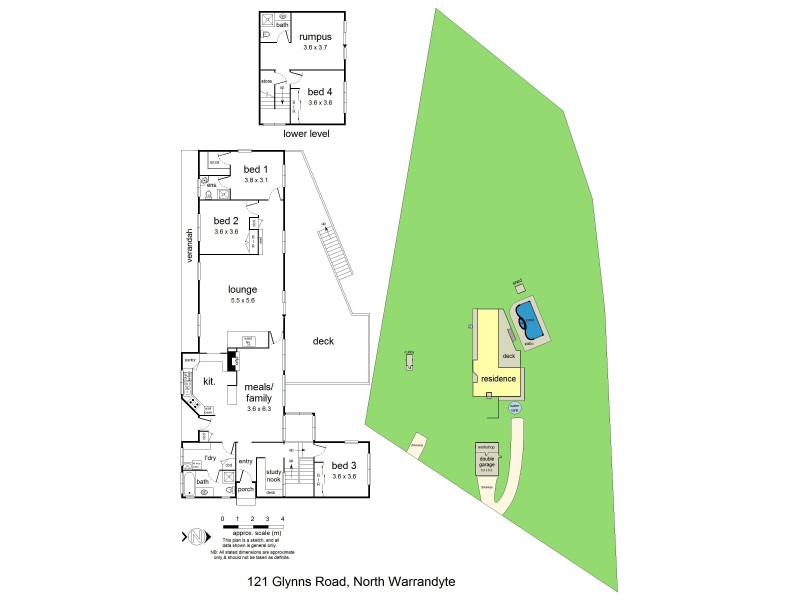 121 Glynns Road, North Warrandyte VIC 3113 Floorplan