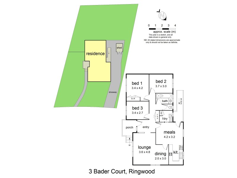 3 Bader Court, Ringwood VIC 3134 Floorplan