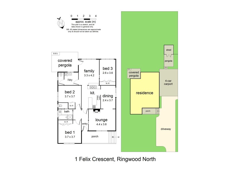 1 Felix Crescent, Ringwood North VIC 3134 Floorplan