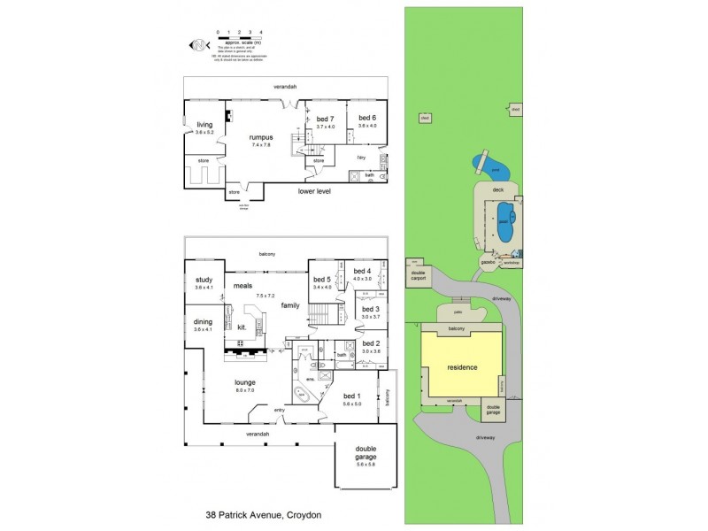 38 Patrick Avenue, Croydon North VIC 3136 Floorplan