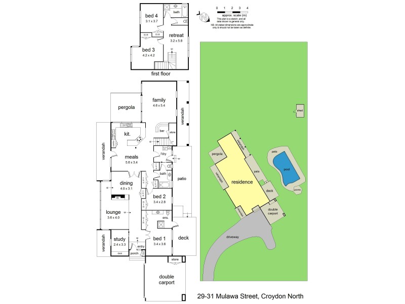 29-31 Mulawa Street, Croydon North VIC 3136 Floorplan