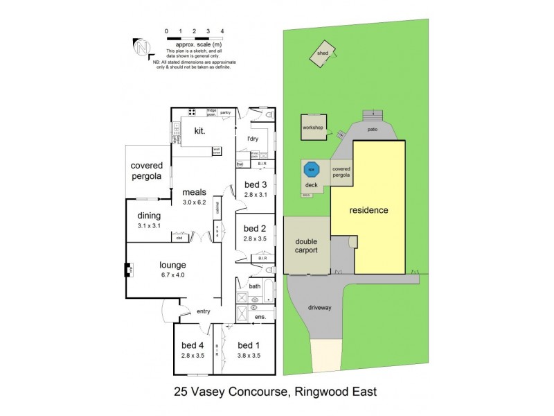 25 Vasey Concourse, Croydon VIC 3136 Floorplan